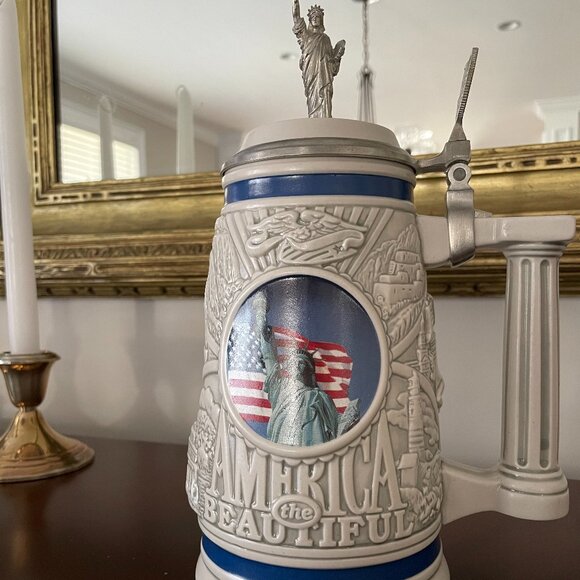 Avon Collectible "America The Beautiful" Stein - Picture 3 of 11